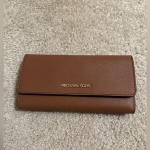 Tan Michael Kors Wallet
